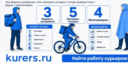 Дождевик для курьера: как выбрать плащ, костюм или пончо