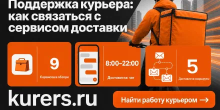 Поддержка курьера: как связаться с сервисом доставки
