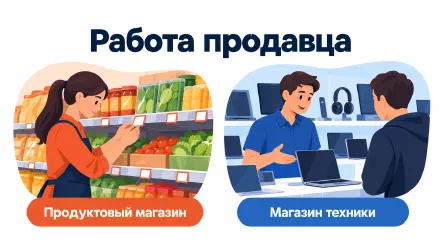 Продавец и продавец-консультант: обязанности и условия работы