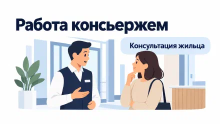 Работа консьержем в жилом доме: обязанности и график