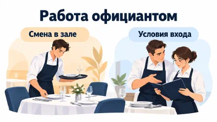 Работа официантом: что входит в смену и как проверить вакансию