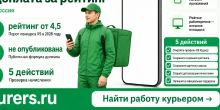 Рейтинг X5 Курьер и доплата за рейтинг