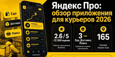 Яндекс Про для курьеров: полный обзор приложения 2026